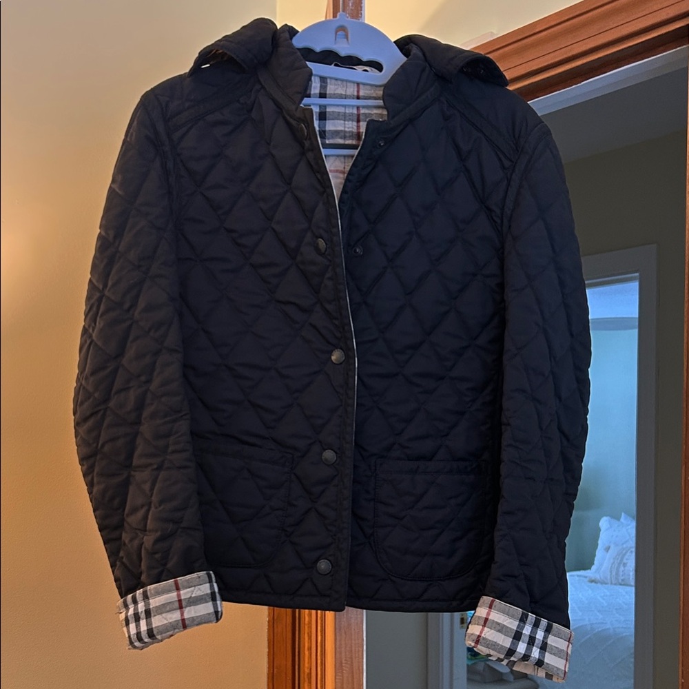 Burberry Black Quilted Jacket